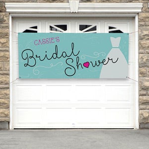 The Dress Bridal Shower Personalized Banner