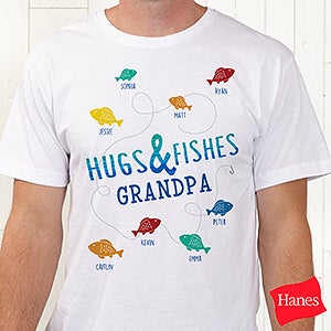 Hugs & Fishes Personalized Hanes® T-Shirt