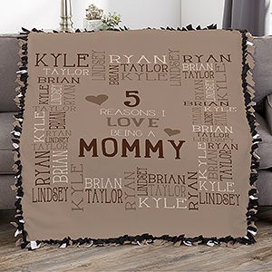 Reasons Why For Her Personalized 50x60 Tie Blanket