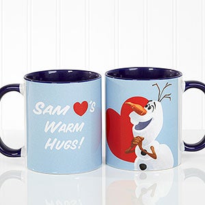 Personalized Disney Coffee Mug - Olaf - 11oz Blue