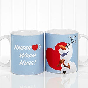 Personalized Disney Coffee Mug - Olaf - 11oz White