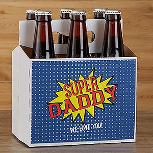 Super Hero Personalized Beer Bottle Carrier