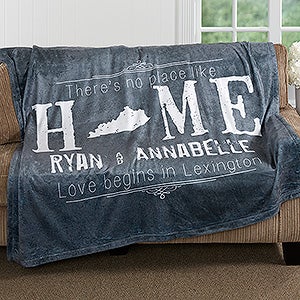 State Of Love Personalized 50x60 Fleece Blanket