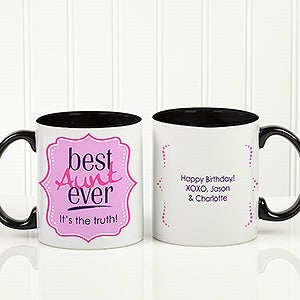 Best. Mom. Ever. Personalized Coffee Mug 11oz.- Black