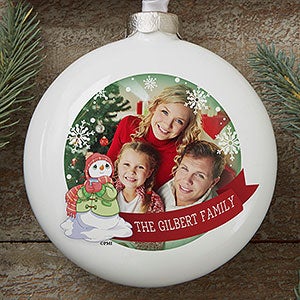 Personalized Precious Moments Family Photo Ornament