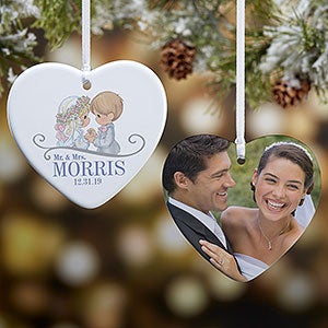 Precious Moments Personalized Wedding Photo Ornament