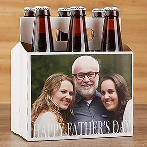 Personalized Beer Bottle Carrier - Cheers To Dad