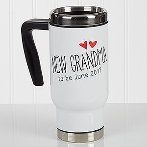 Grandparent Established Personalized Commuter Travel Mug