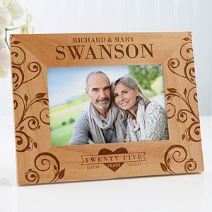 Celebrating Their Love Personalized Anniversary Frame- 4 x 6