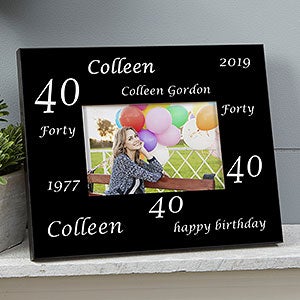 Personalized Birthday Photo Frame - Birthday Cheers Design