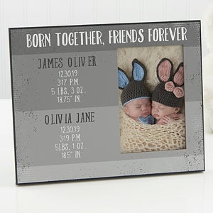 Personalized Twins Baby Frame - Precious Twins