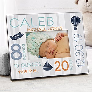 Personalized Baby Picture Frame - Sweet Baby Boy