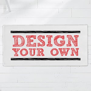 Design Your Own Personalized Oversized Doormat