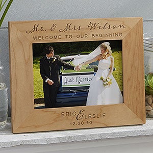 Personalized Wedding Wooden Picture Frame