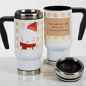 Marshmallow Personalized Commuter Travel Mug