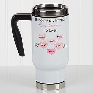 What Is Happiness? Personalized Commuter Travel Mug