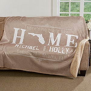 State Of Love Personalized Premium 50x60 Blanket