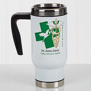 Personalized Commuter Travel Mug - Medical Specialties