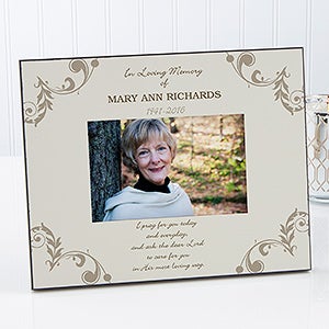 Personalized Memorial Picture Frame - In Loving Memory