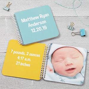 Baby Keepsake Soft Cover Mini Photo Book - Bright Colors