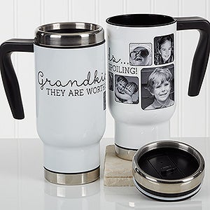 Personalized Photo Commuter Travel Mug - They're Worth Spoiling