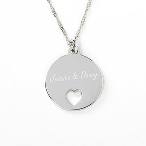 Piece of My Heart Personalized Pendant Necklace