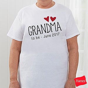 Grandma Established Personalized Hanes® T-Shirt