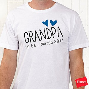 Grandpa Established Personalized Hanes® T-Shirt