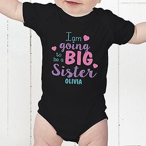 Big Sister, Big Brother Personalized Bodysuit - Infant 18 Months - Navy