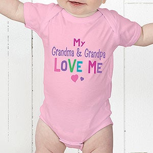 Personalized Baby Bodysuit - You Are Loved - Infant 6 Months - Black