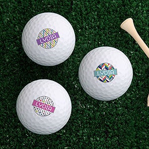 Personalized Women's Golf Ball Set - Sassy Lady - Callaway Warbird Plus