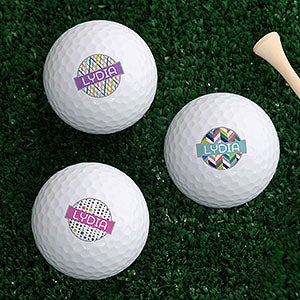 Sassy Lady Personalized Golf Ball Set - Non Branded