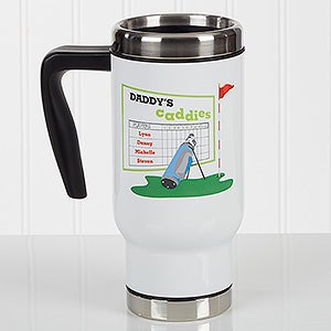 His Favorite Caddies Personalized Travel Mug