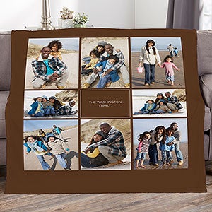 Photomontage Personalized 50x60 Photo Fleece Blanket