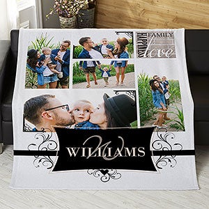 Family Photo Memories 50x60 Sweatshirt Photo Blanket