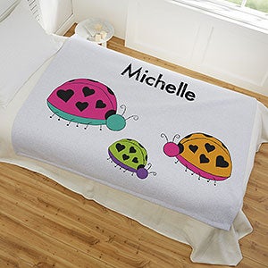 Personalized 50x60 Sweatshirt Blanket For Girls