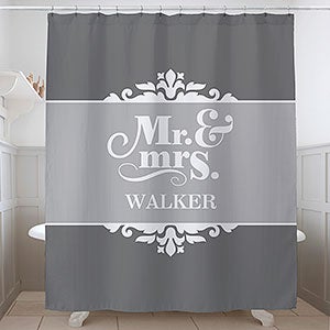 Personalized Shower Curtain - Happy Couple