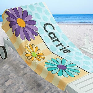 Just For Her Personalized Beach Towel