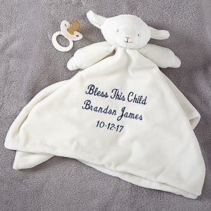 Lovable Lamb Personalized Blankie