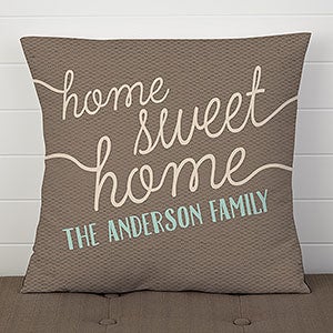 Personalized Throw Pillow 18 Custom Greetings