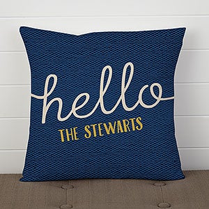 Personalized Throw Pillow 14 Custom Greetings