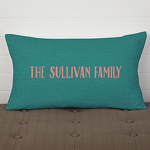 Personalized Lumbar Pillow - Front Door Greetings