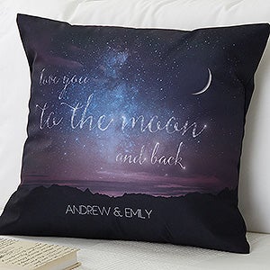 Written In The Stars Personalized 18 Throw Pillow