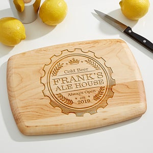 Personalized Bar Cutting Board - Premium Brew