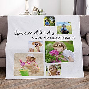 They're Worth Spoiling Personalized 50x60 Sweatshirt Photo Blanket