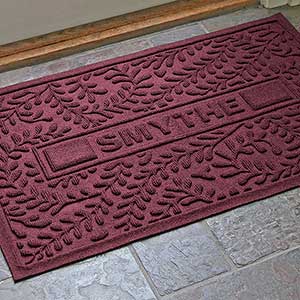 Boxwood Personalized AquaShield? Molded Doormat