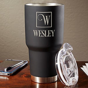 The Big Boss Personalized 30oz. Stainless Steel Monogram Tumbler