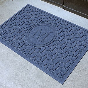 Ellipse Monogram Personalized AquaShield? Molded Doormat