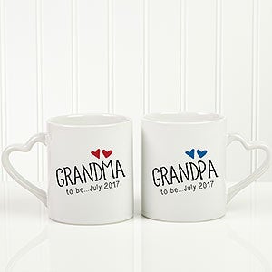 Grandparent Established Personalized Mug 2pc Set