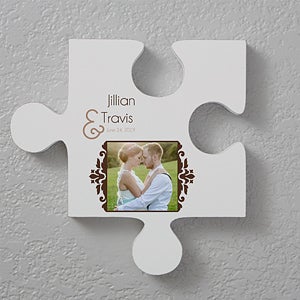 Personalized Romantic Photo Wall Puzzle - Two Names